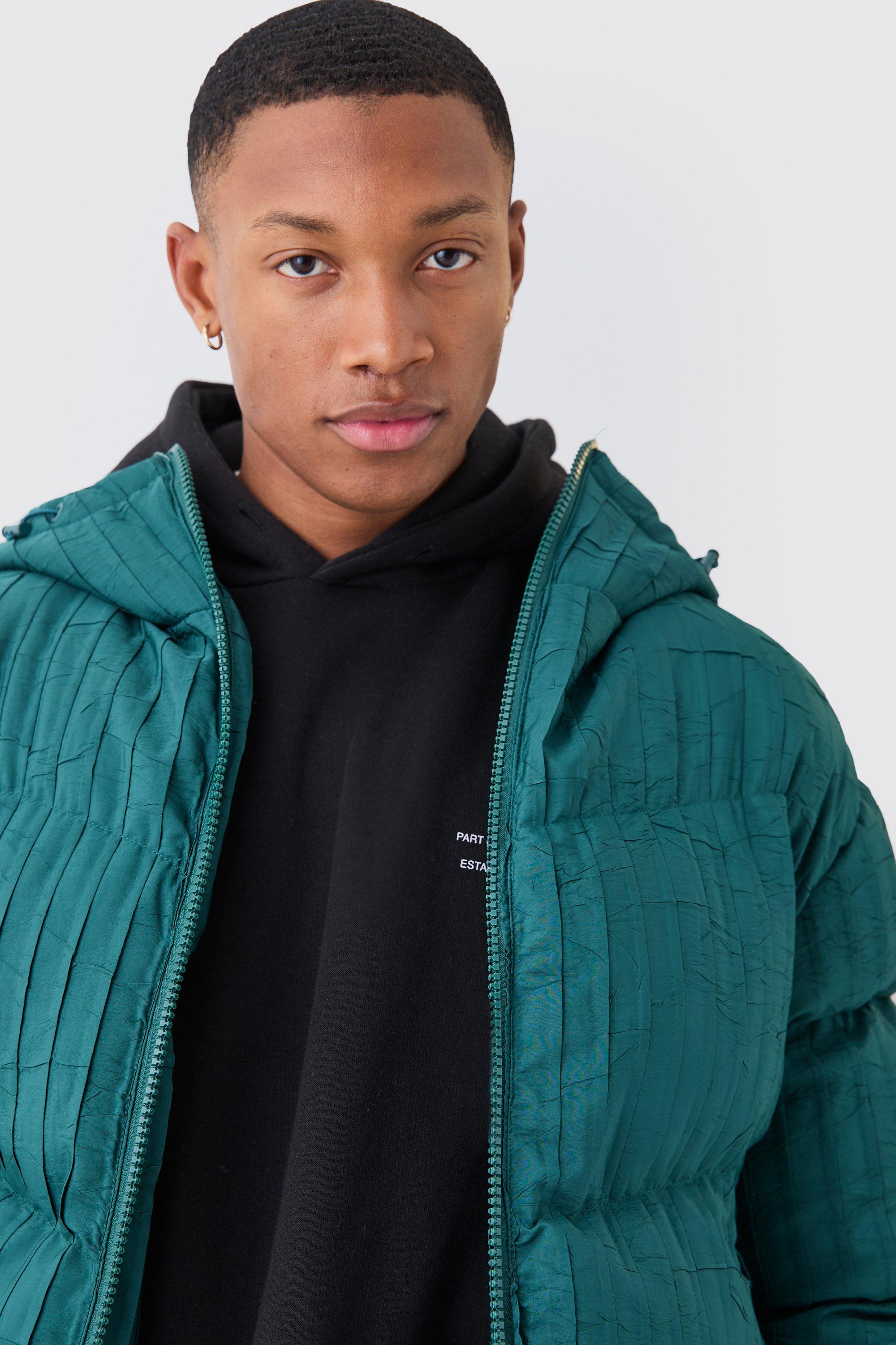 Dark green puffer outlet jacket mens